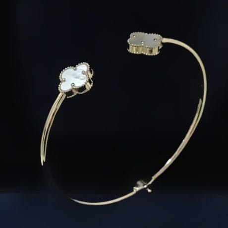 14 Ayar altın Kelepçe Bileklik