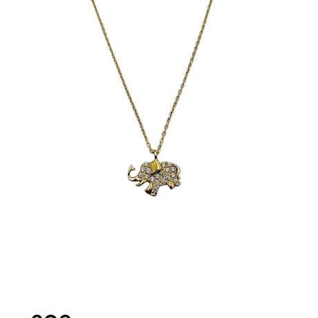 Vintage Tarzda 14 Ayar Altın Fil Kolye