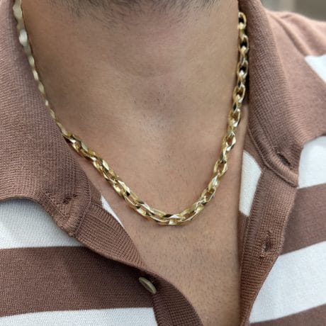 14 Ayar Altın Erkek Zincir