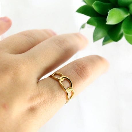 14 ayar eklem yüzük