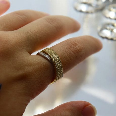 14 ayar eklem yüzük