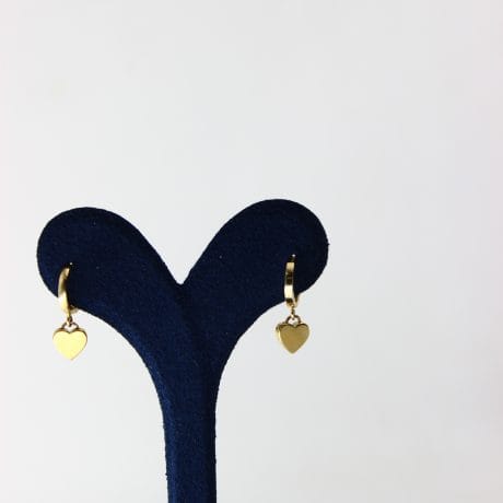 14 ayar kalpli küpe