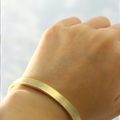 14 Ayar Altın Kelepçe Bilezik