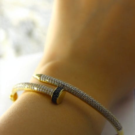 14 Ayar Altın Kelepçe Bilezik